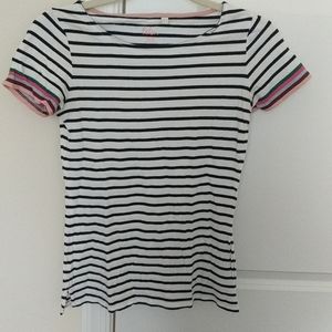 Boden Breton Short Sleeve Striped Tee, size US 2